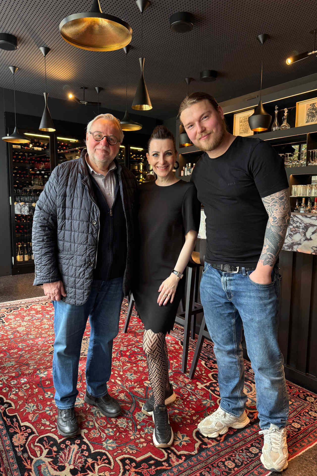 Geert Van Hecke, Alexandra Gorsche and Julius Persoone © Genusspunkt