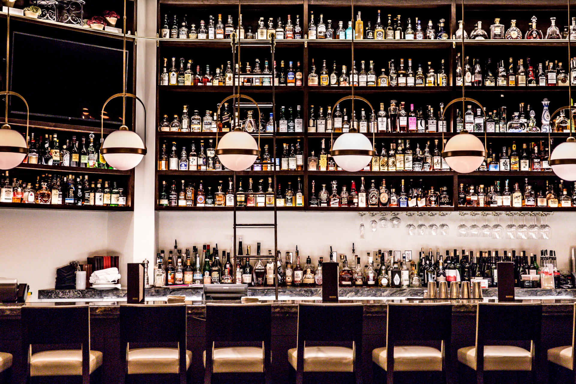 Bar at Delmonico Steakhouse, photo provided