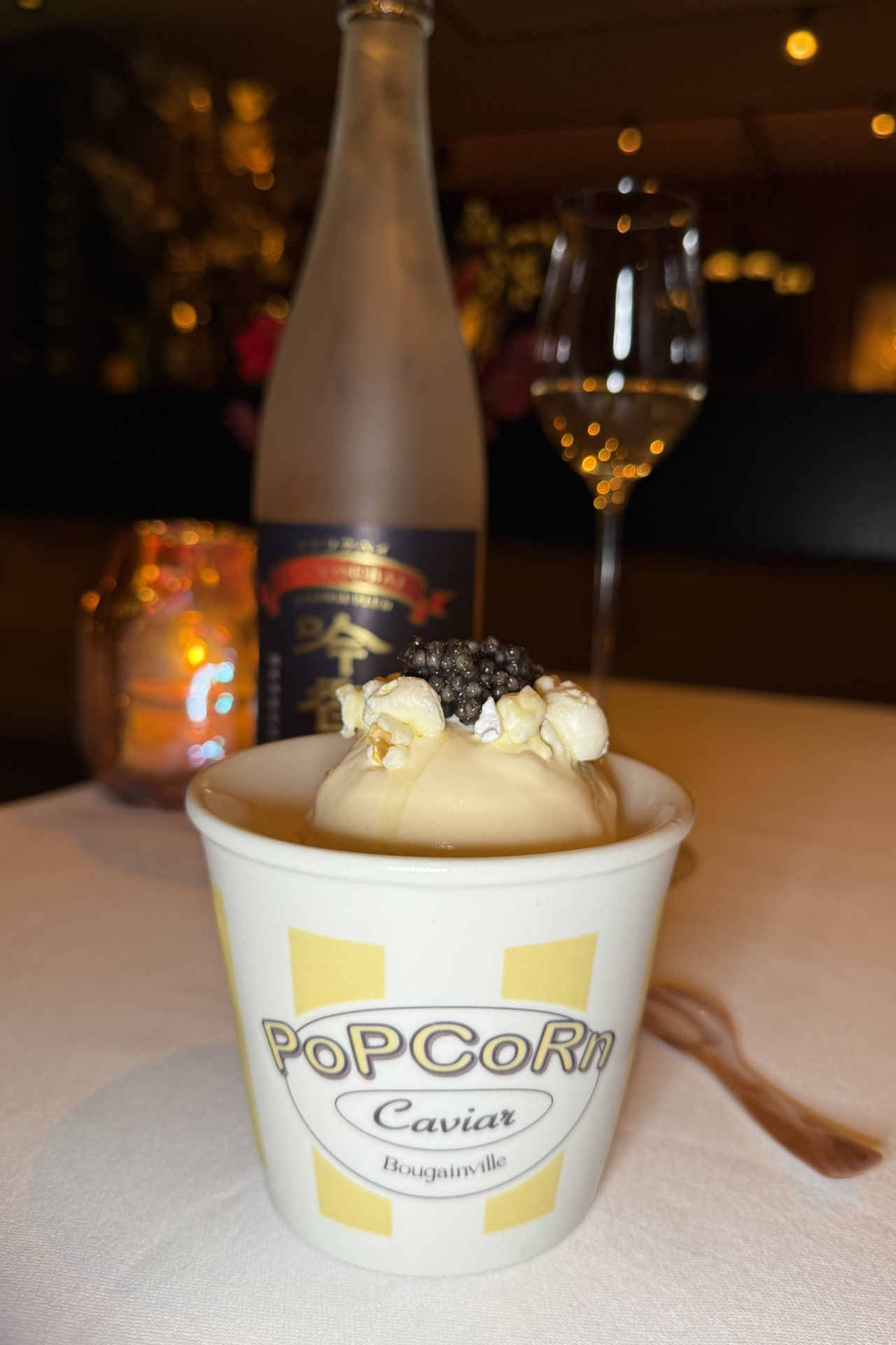 Signature Popcorn Eis mit Kaviar © Genusspunkt