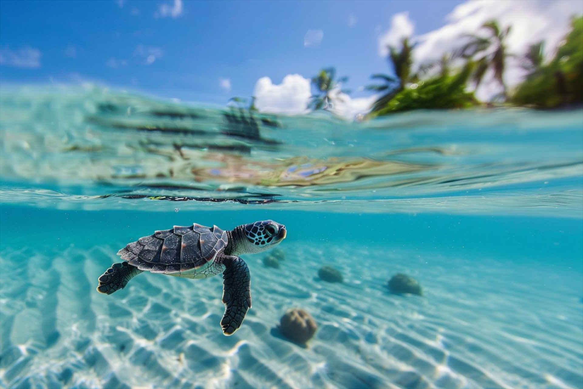 Sea turtle © Sirru Fen Fushi Private Lagoon Resort
