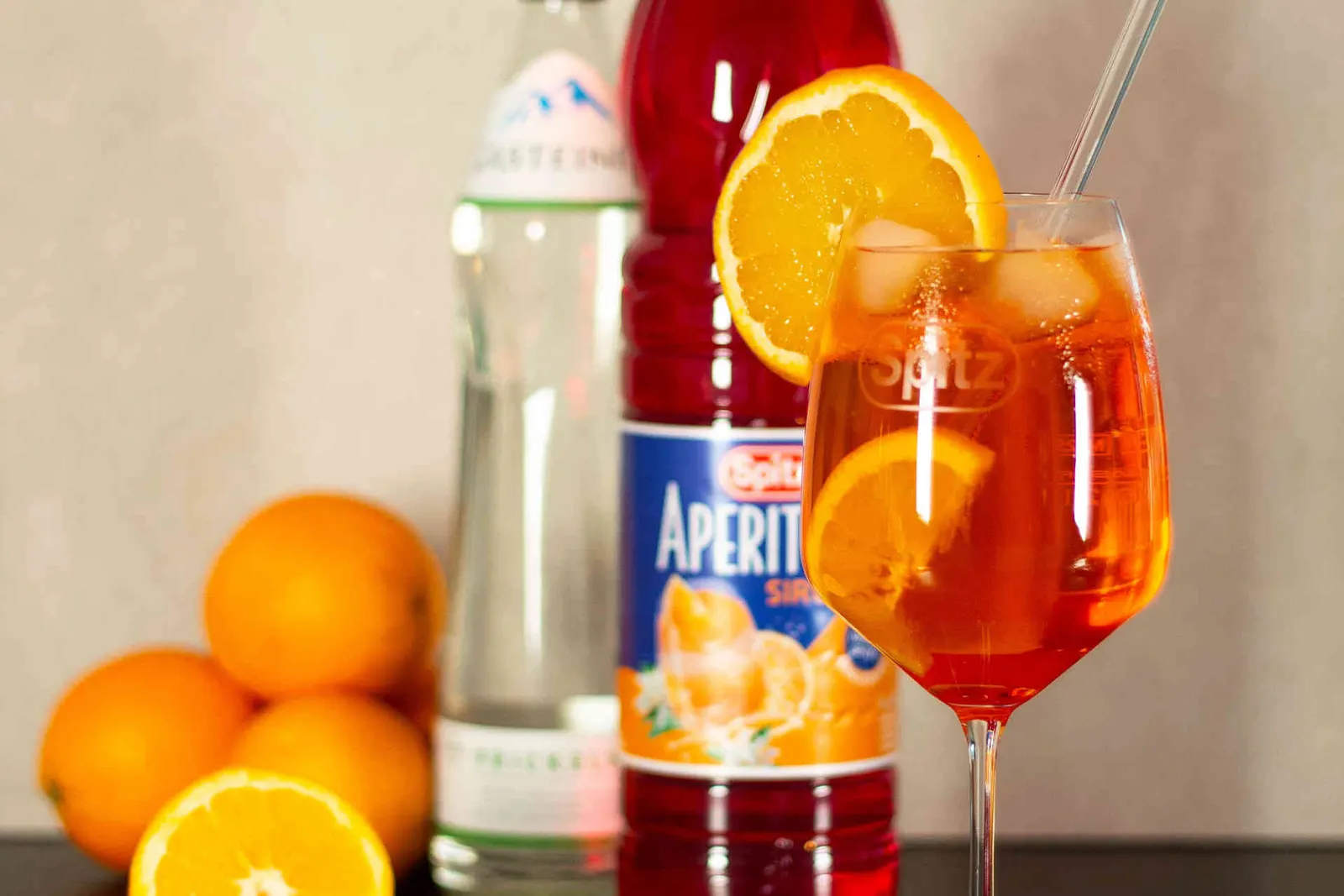 Spitz Aperitivo syrup in a glass © Spitz