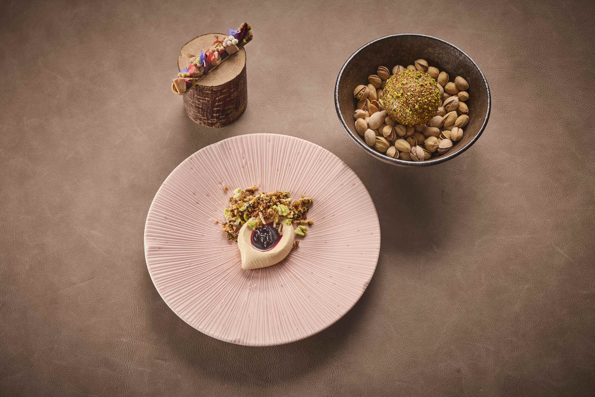 Foie Gras, Kirschblüte, Pistazie