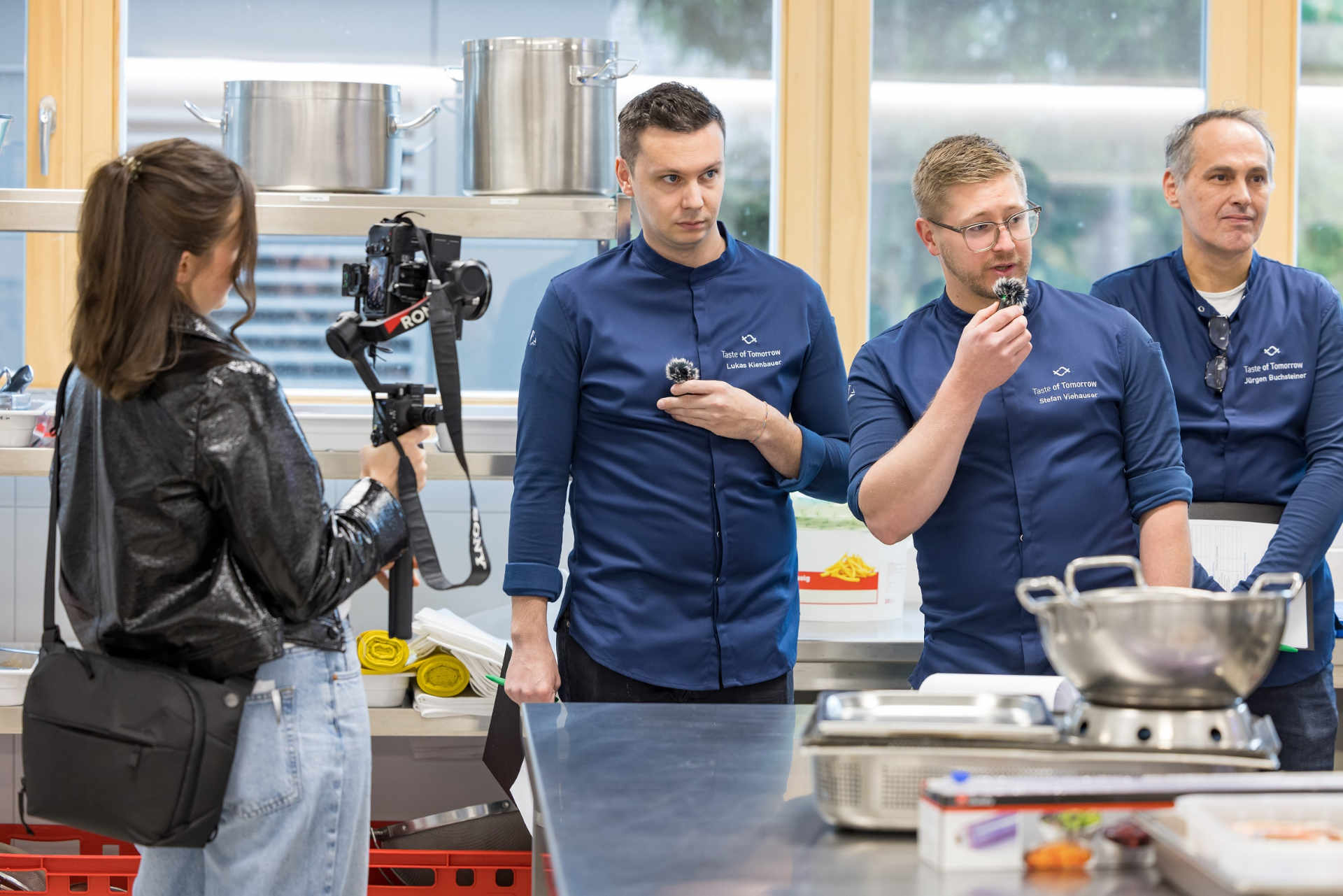 Die Juroren Lukas Kienbauer, Stefan Viehauser und Jürgen Buchsteiner