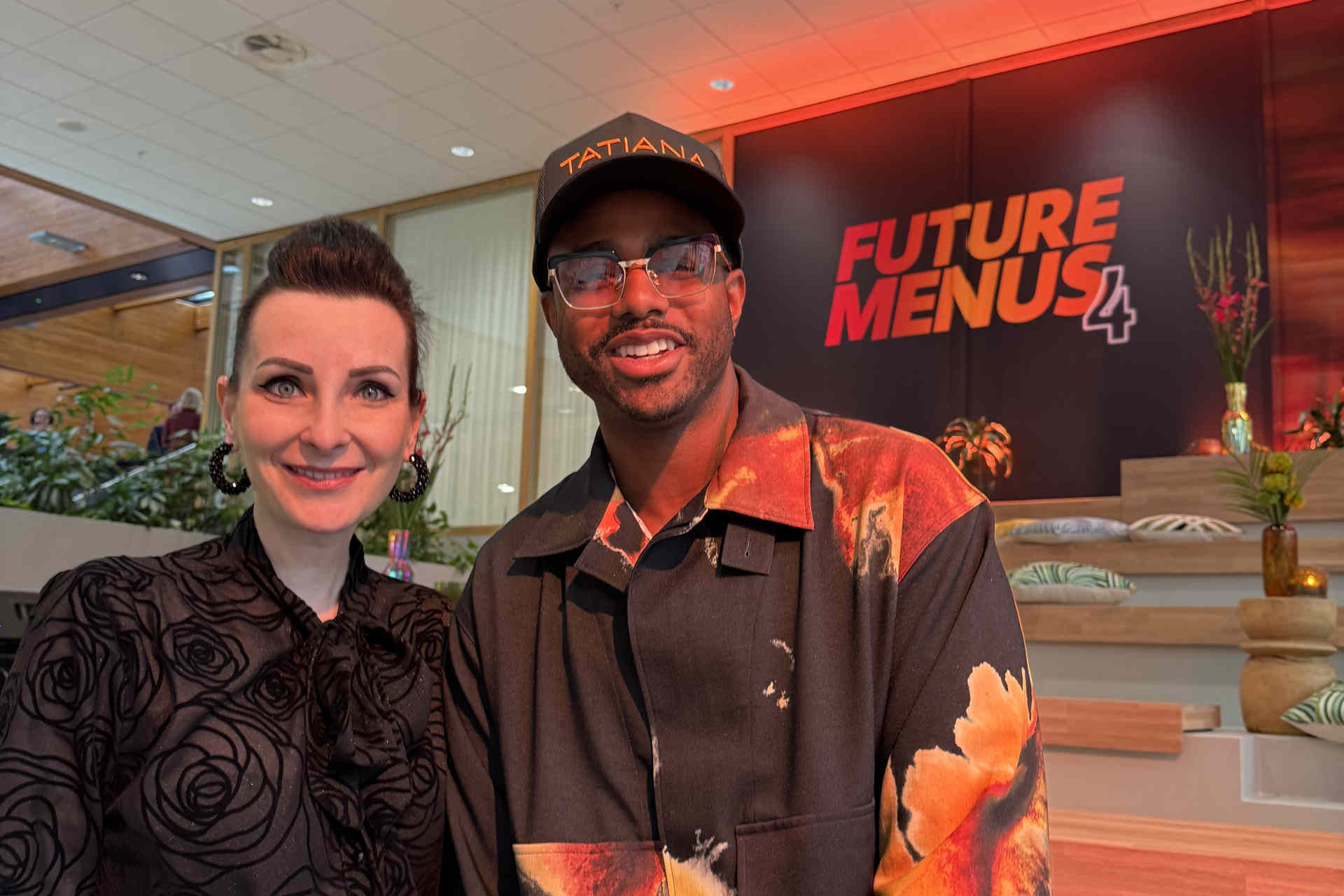 Alexandra Gorsche and Kwame Onwuachi