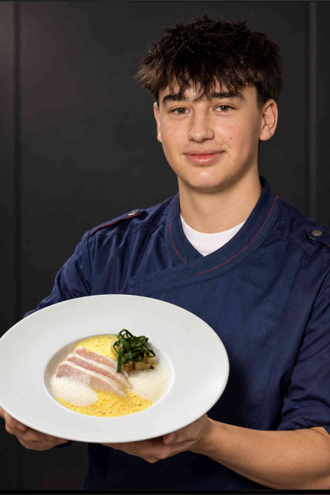 Hubertus Distl – Kingfish, Safran und Koji