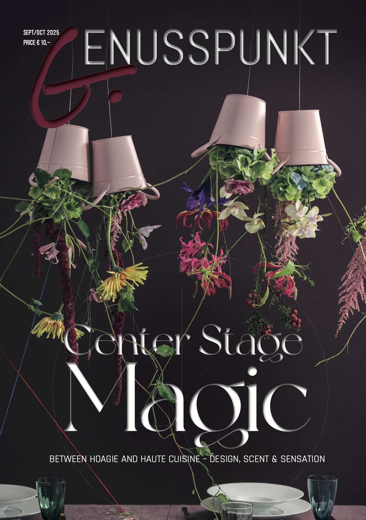 Cover Genusspunkt 02/2025 – Center Stage Magic